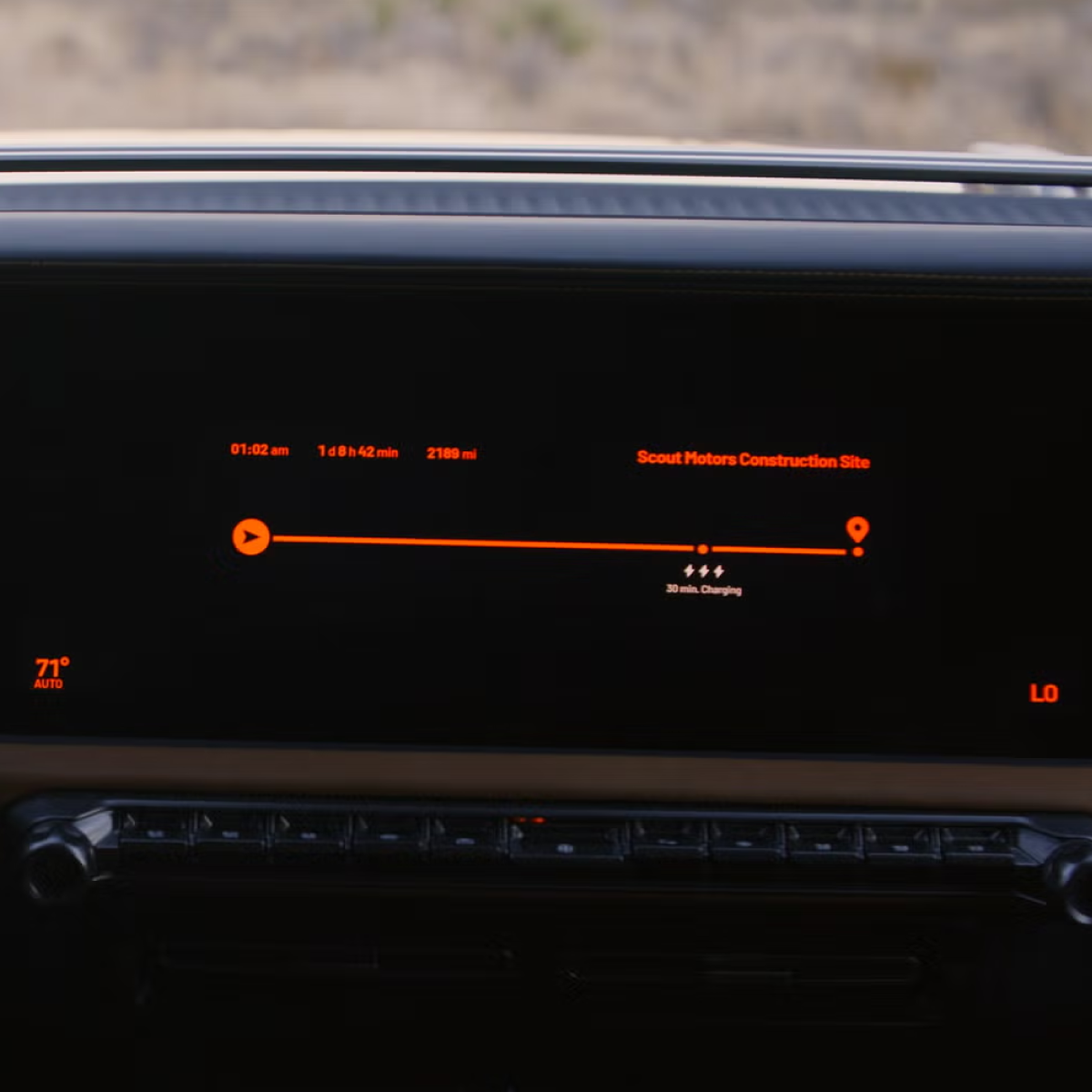 Retro-inspired Scout interior mood